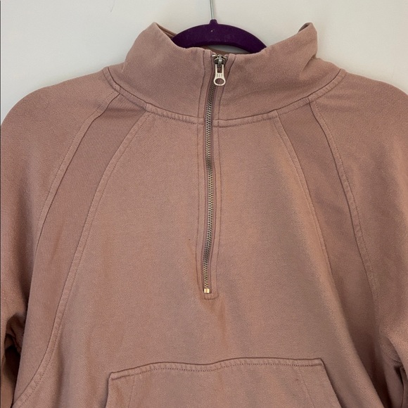 GAP Blush Pink Quarter Zip Sweatshirt - Picture 4 of 5